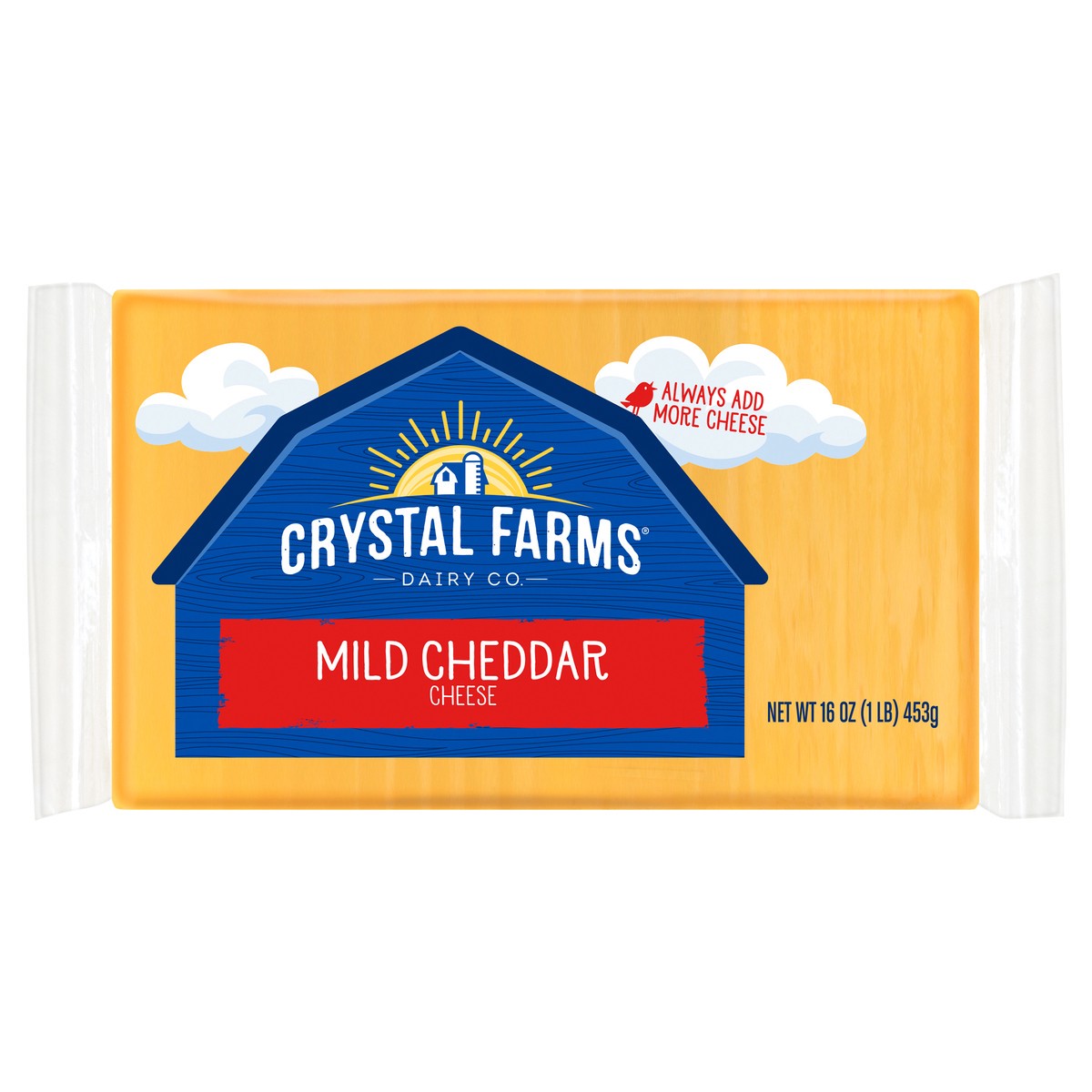 slide 6 of 6, Crystal Farms Mild Cheddar Cheese, 16 oz