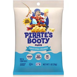 Pirate's Booty Aged White Cheddar Cheese Puffs - 1oz