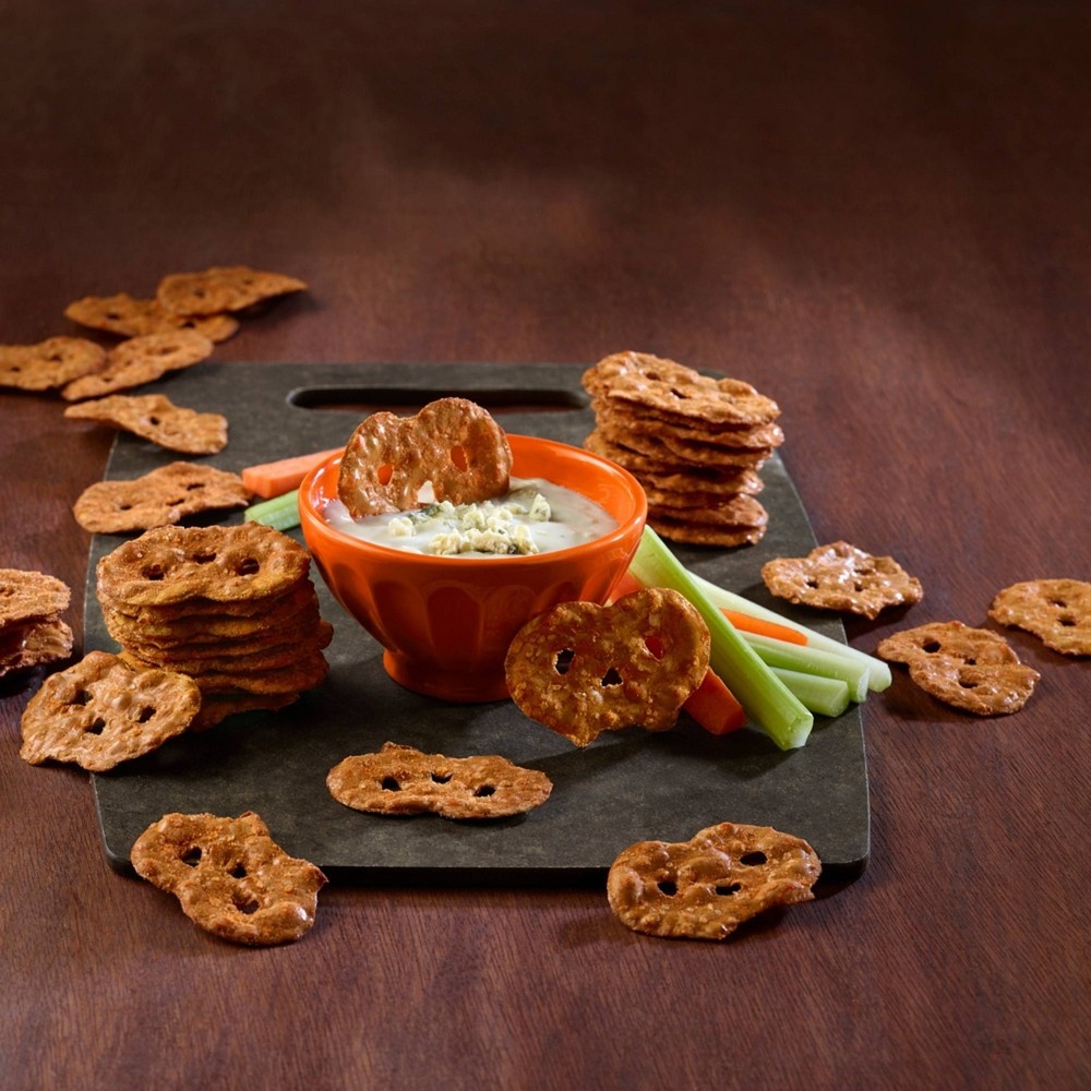 slide 7 of 7, Pretzel Crisps Buffalo Wing Pretzel Crackers, 11.25 oz