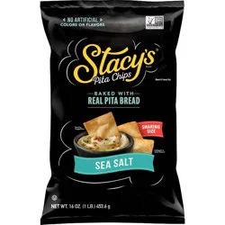 Stacys Stacy's Simply Naked Pita Chips Sharing Size - 16oz