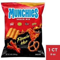 Munchies Flamin' Hot Flavored Snack Mix - 8oz