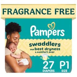 Pampers Swaddlers Sensitive Disposable Diapers - 27ct