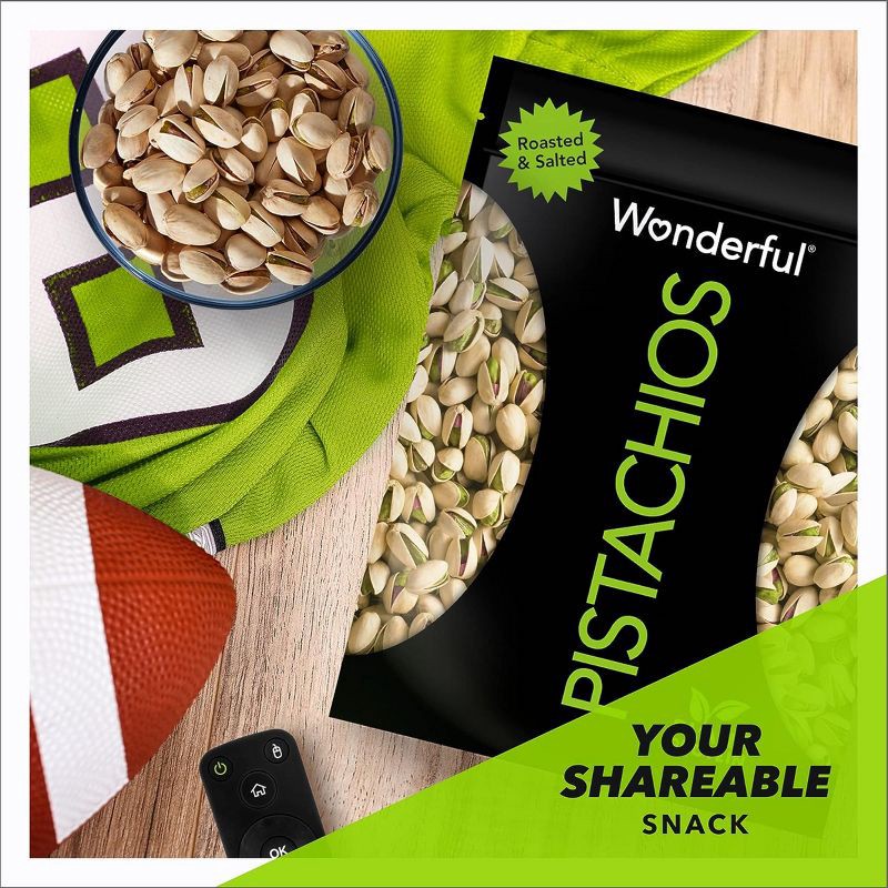 slide 5 of 10, Wonderful Pistachios Roasted & Salted - 20oz, 20 oz