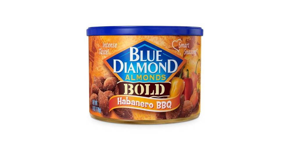 slide 2 of 3, Blue Diamond Almonds Bold Habanero BBQ, 6 oz