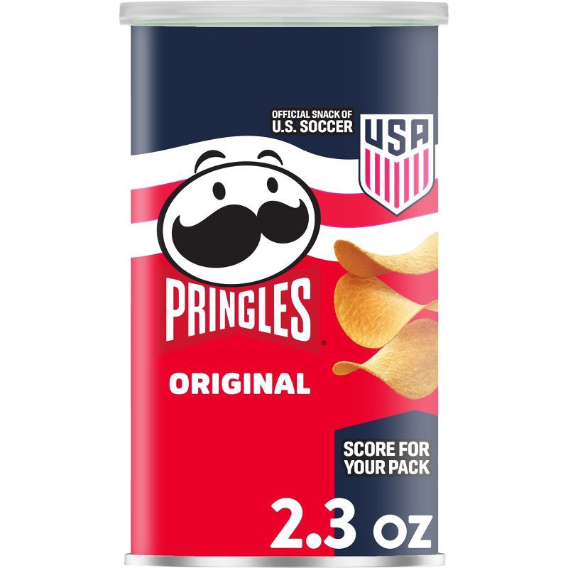 slide 1 of 7, Pringles Grab & Go Large Original Potato Crisps Chips - 2.3oz, 2.3 oz