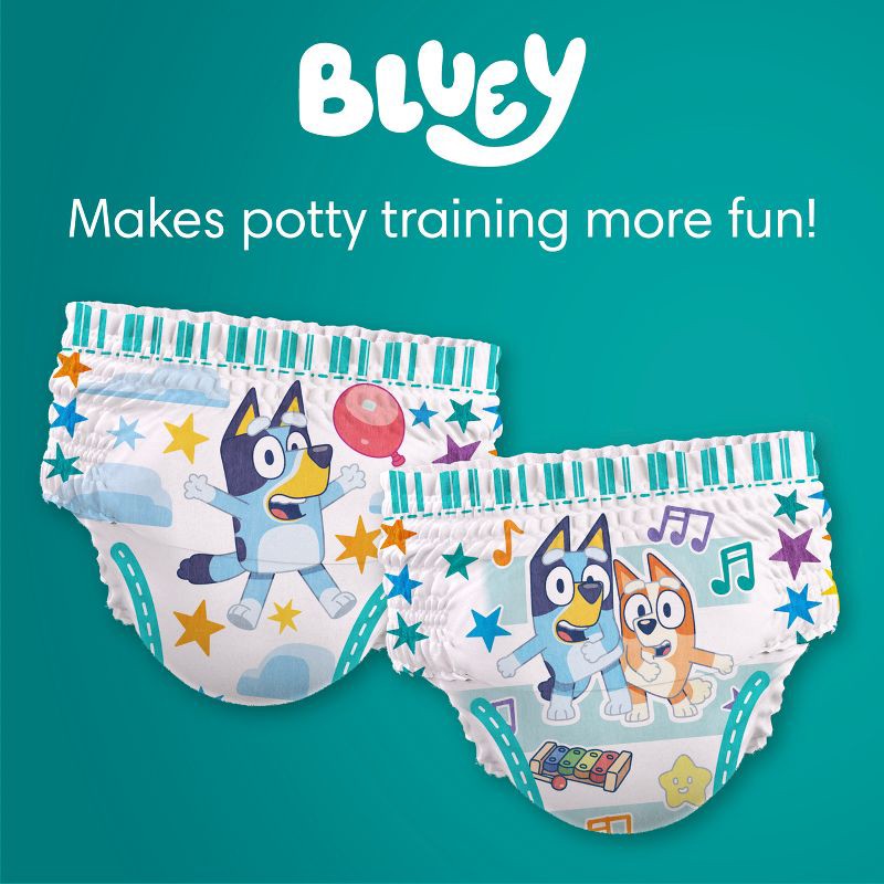 slide 10 of 16, Pampers Easy Ups Boys' Bluey Training Underwear - Size 4T-5T - 56ct, 56 ct