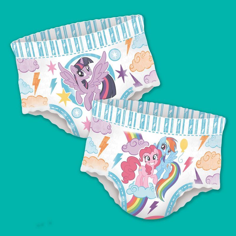 slide 6 of 7, Pampers Easy Ups Girls' My Little Pony Disposable Training Underwear - 4T-5T - 56ct, 56 ct