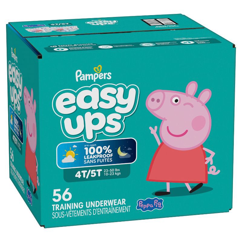 slide 15 of 16, Pampers Easy Ups Girls' Disposable Training Underwear - 4T-5T - 56ct, 56 ct