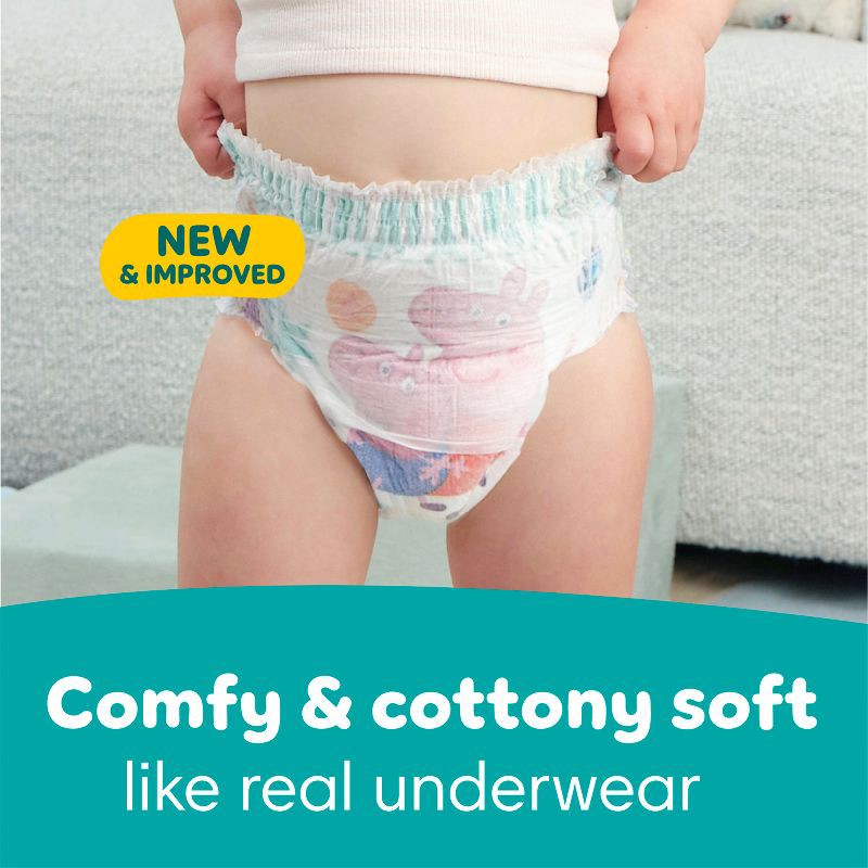 slide 7 of 16, Pampers Easy Ups Girls' Disposable Training Underwear - 4T-5T - 56ct, 56 ct
