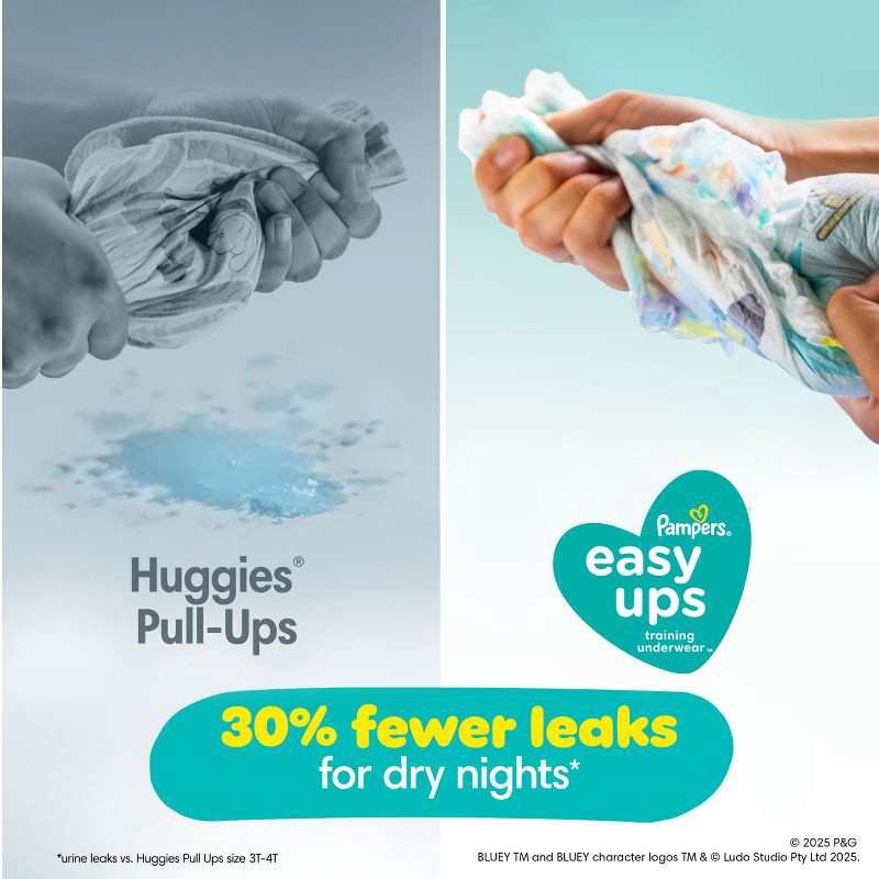 slide 11 of 15, Pampers Easy Ups Girls' Disposable Training Underwear - 4T-5T - 56ct, 56 ct