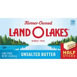 Land O'Lakes Land O Lakes Unsalted Half Sticks Butter - 1lb