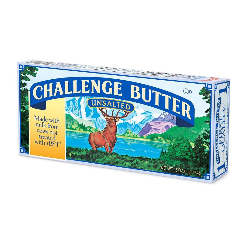 slide 4 of 6, Challenge Butter Challenge Unsalted Butter - 1lb, 1 lb