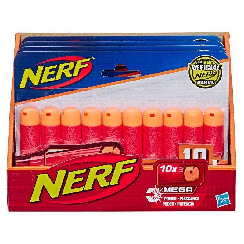 slide 2 of 3, NERF N-Strike Mega Dart Refill Pack - 10ct, 10 ct