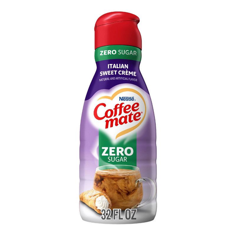 slide 1 of 9, Coffee mate Zero Sugar Italian Sweet Crème Coffee Creamer - 32 fl oz, 32 fl oz