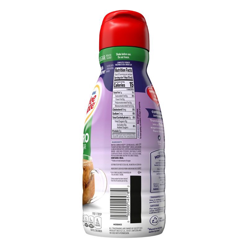 slide 10 of 13, Coffee mate Zero Sugar Italian Sweet Crème Coffee Creamer - 32 fl oz, 32 fl oz