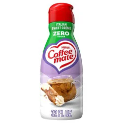 Coffee mate Zero Sugar Italian Sweet Crème Coffee Creamer - 32 fl oz: Gluten-Free, Non-Dairy