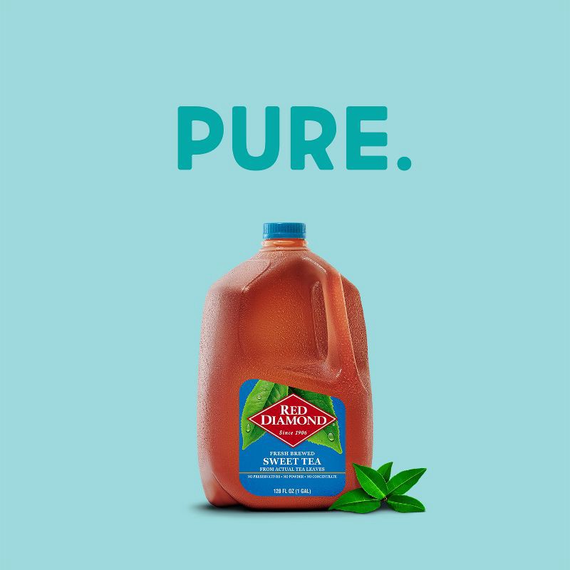 slide 8 of 9, Red Diamond All Natural Sweet Tea - 1gal (128 fl oz), 1 gal, 128 fl oz