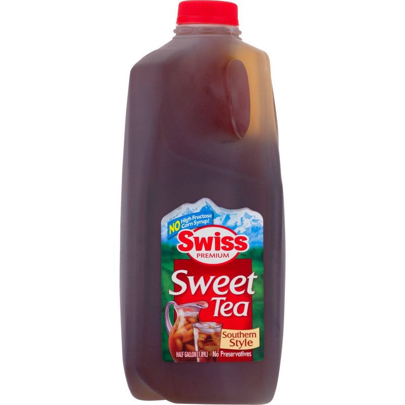 slide 1 of 5, Swiss Premium Swiss Sweetened Raspberry Iced Tea - 0.5gal (64 fl oz), 0.5 gal, 64 fl oz