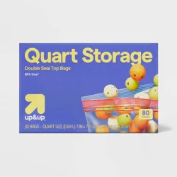Quart Storage Bags - 80ct - up&up™