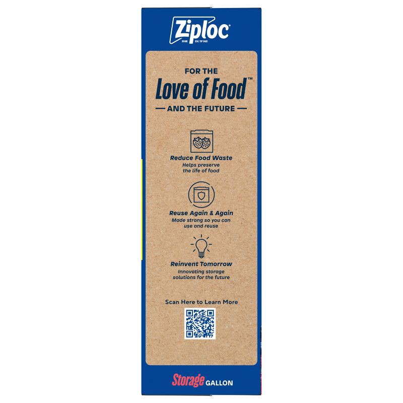 slide 14 of 14, Ziploc Gallon Storage Bags with Grip 'n Seal Technology - 81ct, 81 ct