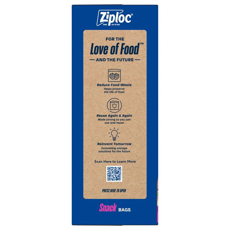 slide 13 of 13, Ziploc Snack Bags with Grip 'n Seal Technology - 150ct, 150 ct