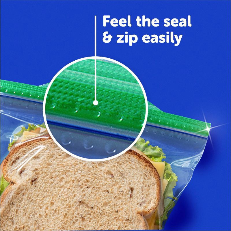 slide 7 of 12, Ziploc Snack Bags with Grip 'n Seal Technology - 150ct, 150 ct