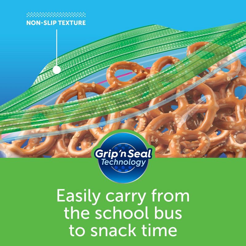 slide 10 of 13, Ziploc Snack Bags with Grip 'n Seal Technology - 150ct, 150 ct