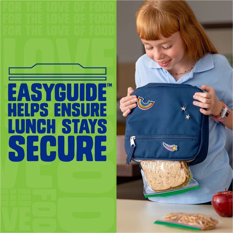 slide 5 of 13, Ziploc Sandwich Bags for Food Storage and Meal Prep - 150ct, 150 ct