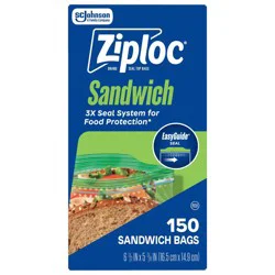 Ziploc Sandwich Bags for Lunch and Meal Prep - 150ct​
