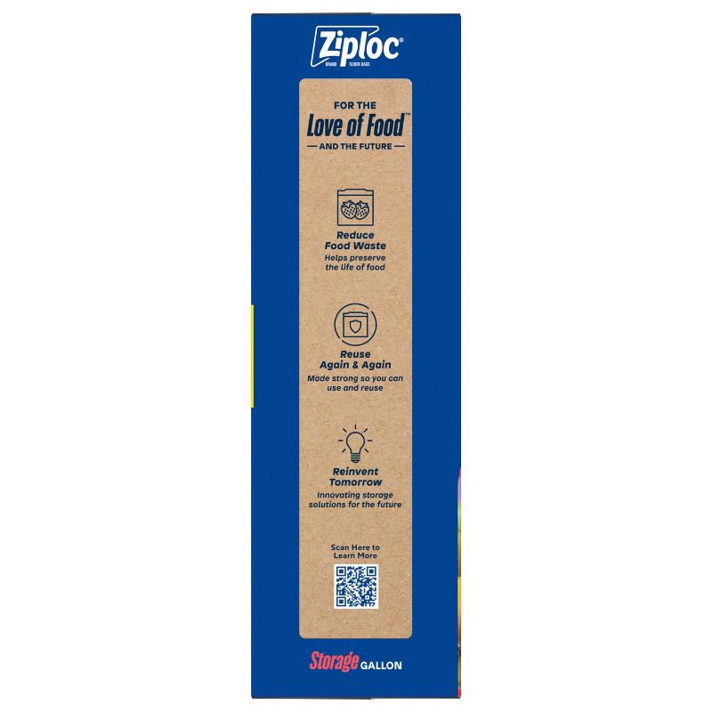 slide 13 of 13, Ziploc Slider Gallon Storage Bags with Power Shield Technology - 68ct, 68 ct
