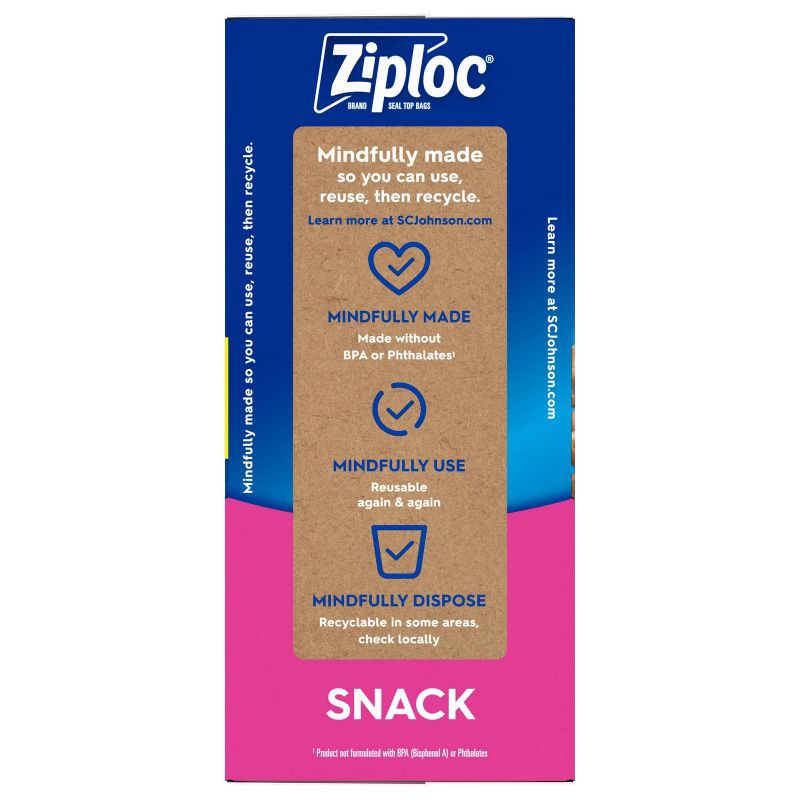 slide 11 of 12, Ziploc Snack Bags - 280ct, 280 ct