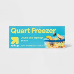 Quart Freezer Storage Bags - 40ct - up&up™