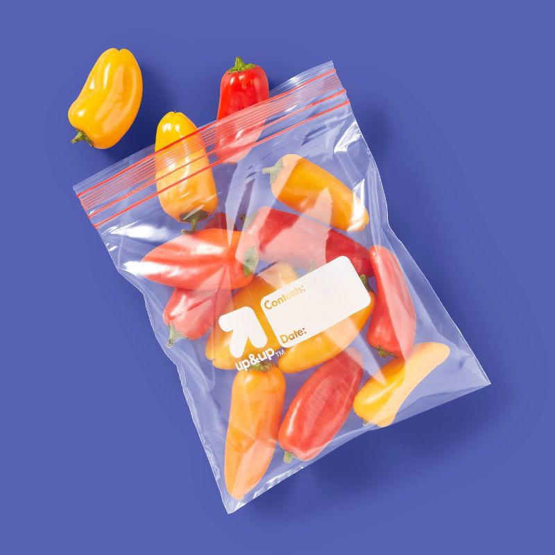 slide 2 of 4, Quart Storage Bags - 50ct - up&up™, 50 ct