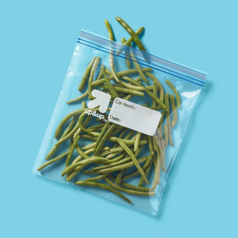 slide 2 of 4, Gallon Freezer Storage Bags - 60ct - up&up™, 60 ct