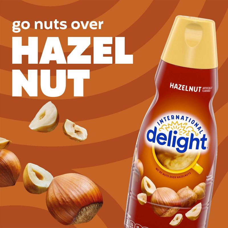slide 4 of 12, International Delight Hazelnut Coffee Creamer - 1qt (32 fl oz) Bottle, 1 qt, 32 fl oz