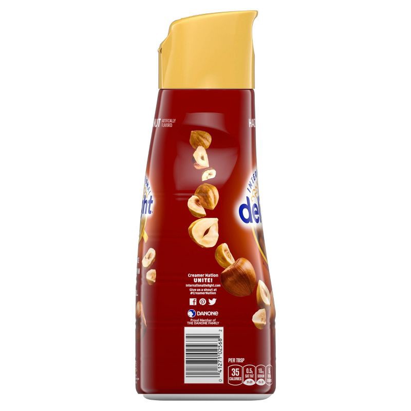 slide 8 of 14, International Delight Hazelnut Coffee Creamer - 1qt (32 fl oz) Bottle, 1 qt, 32 fl oz