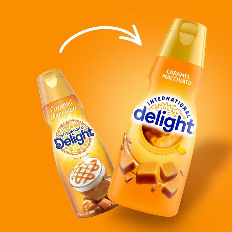 slide 2 of 13, International Delight Caramel Macchiato Coffee Creamer - 1qt (32 fl oz) Bottle, 1 qt, 32 fl oz