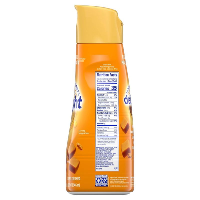 slide 3 of 13, International Delight Caramel Macchiato Coffee Creamer - 1qt (32 fl oz) Bottle, 1 qt, 32 fl oz