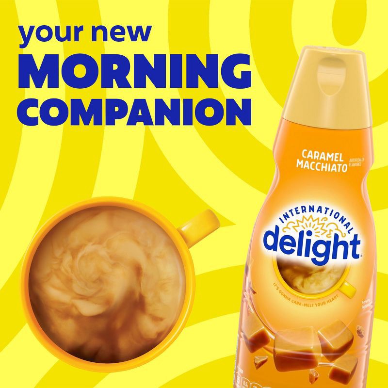 slide 5 of 13, International Delight Caramel Macchiato Coffee Creamer - 1qt (32 fl oz) Bottle, 1 qt, 32 fl oz