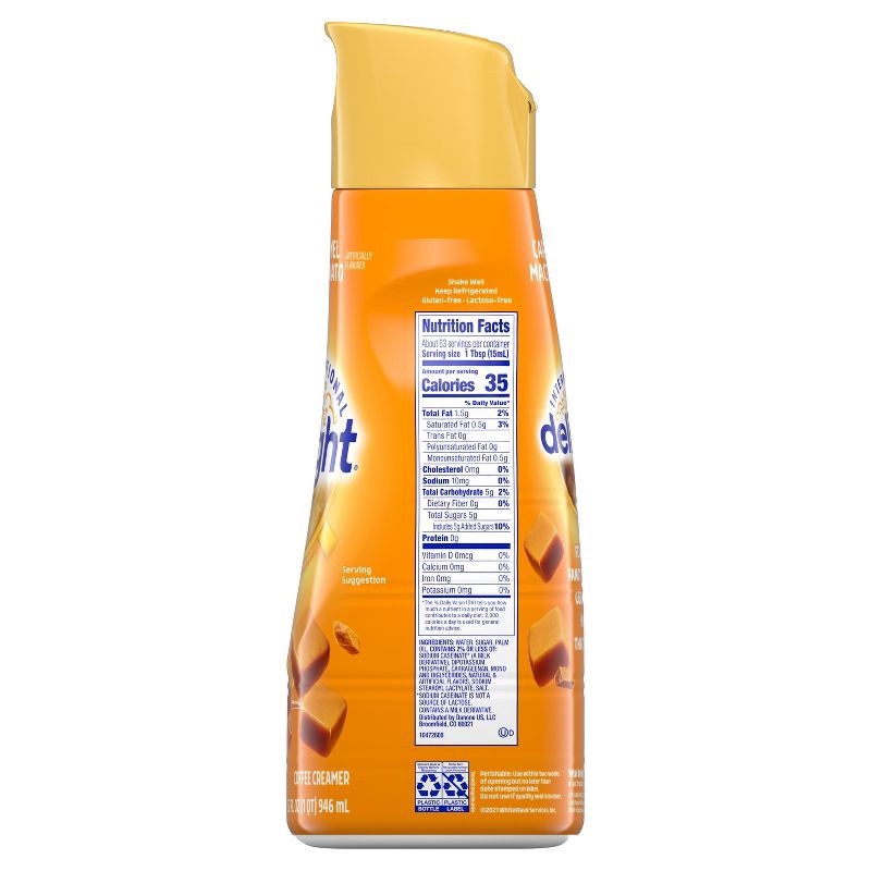 slide 6 of 13, International Delight Caramel Macchiato Coffee Creamer - 1qt (32 fl oz) Bottle, 1 qt, 32 fl oz