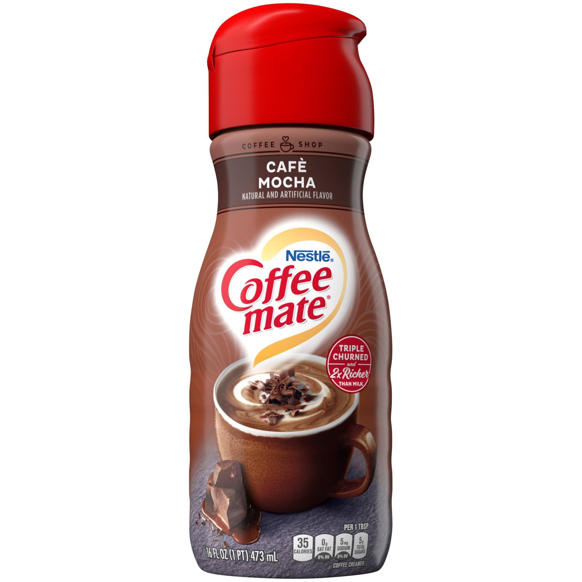 slide 1 of 7, Coffee mate Café Mocha Coffee Creamer - 1pt, 1 pint