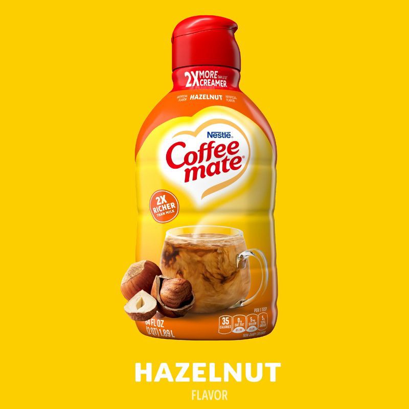 slide 3 of 11, Coffee mate Hazelnut Coffee Creamer - 0.5gal (64 fl oz), 0.5 gal, 64 fl oz