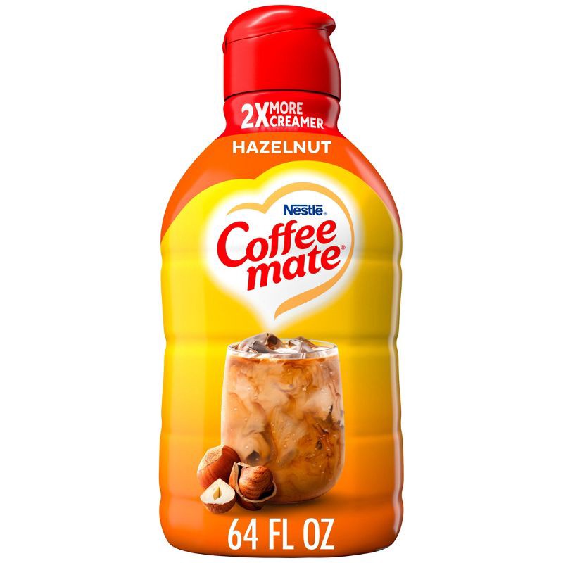 slide 1 of 11, Coffee mate Hazelnut Coffee Creamer - 0.5gal (64 fl oz), 0.5 gal, 64 fl oz