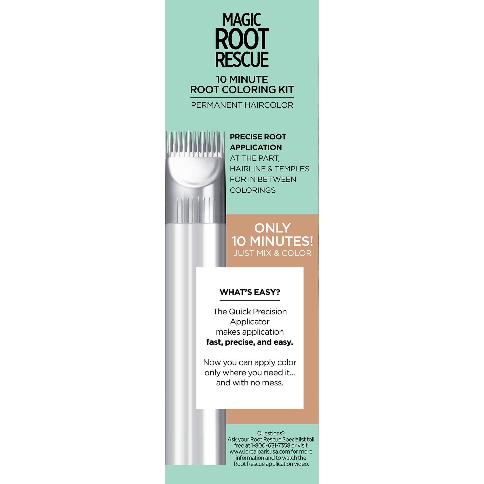 slide 4 of 7, L'Oréal Root Rescue Root Coloring Kit 1 ea, 1 ct