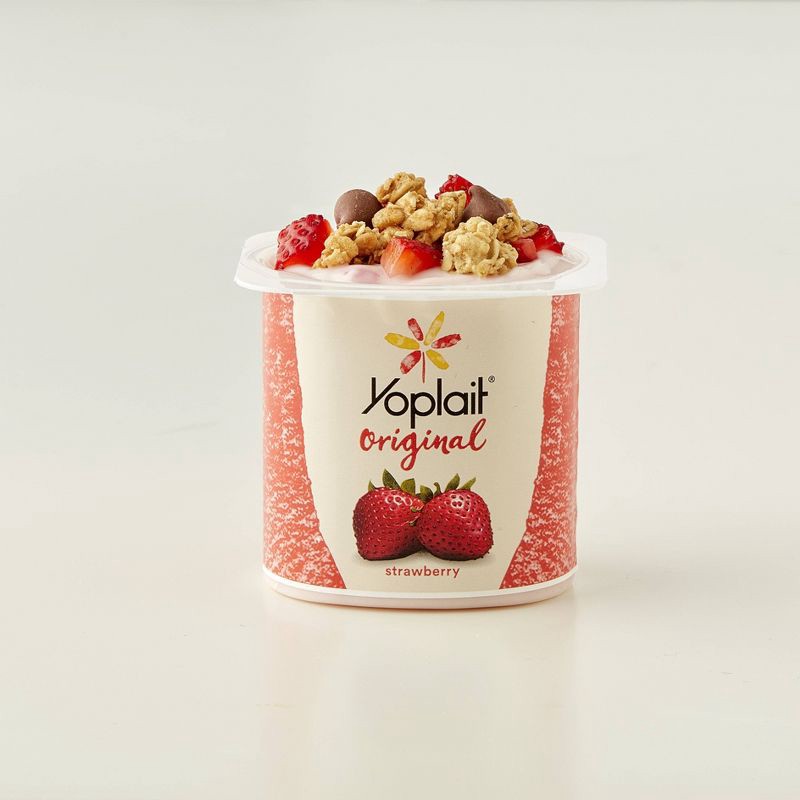 slide 11 of 11, Yoplait Original Strawberry and Harvest Peach Yogurt - 8pk/6oz Cups, 8 ct; 6 oz