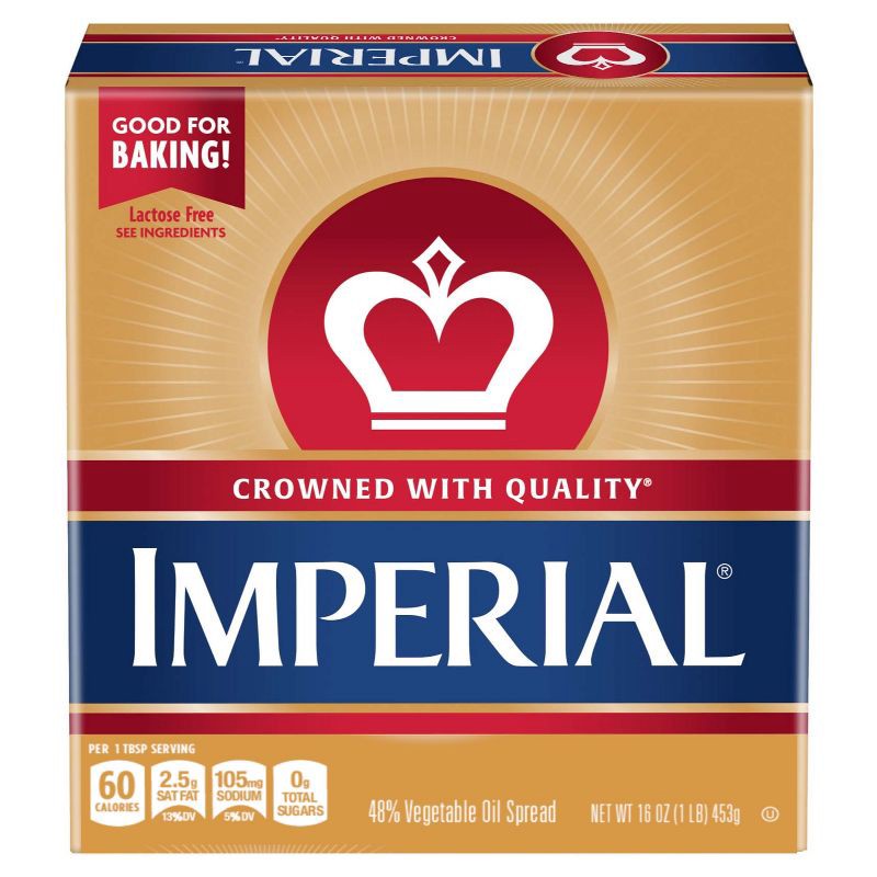 slide 4 of 5, Imperial Margarine Imperial Quarter Vegetable Oil Spread - 16oz, 16 oz
