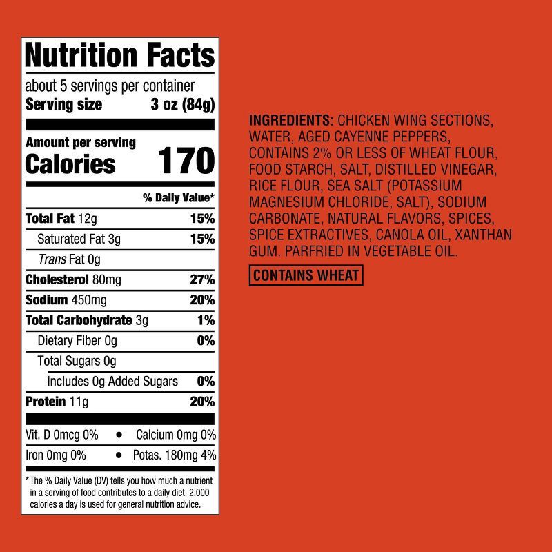 slide 4 of 4, Buffalo-Style Chicken Wings - Frozen - 28oz - Good & Gather™, 28 oz