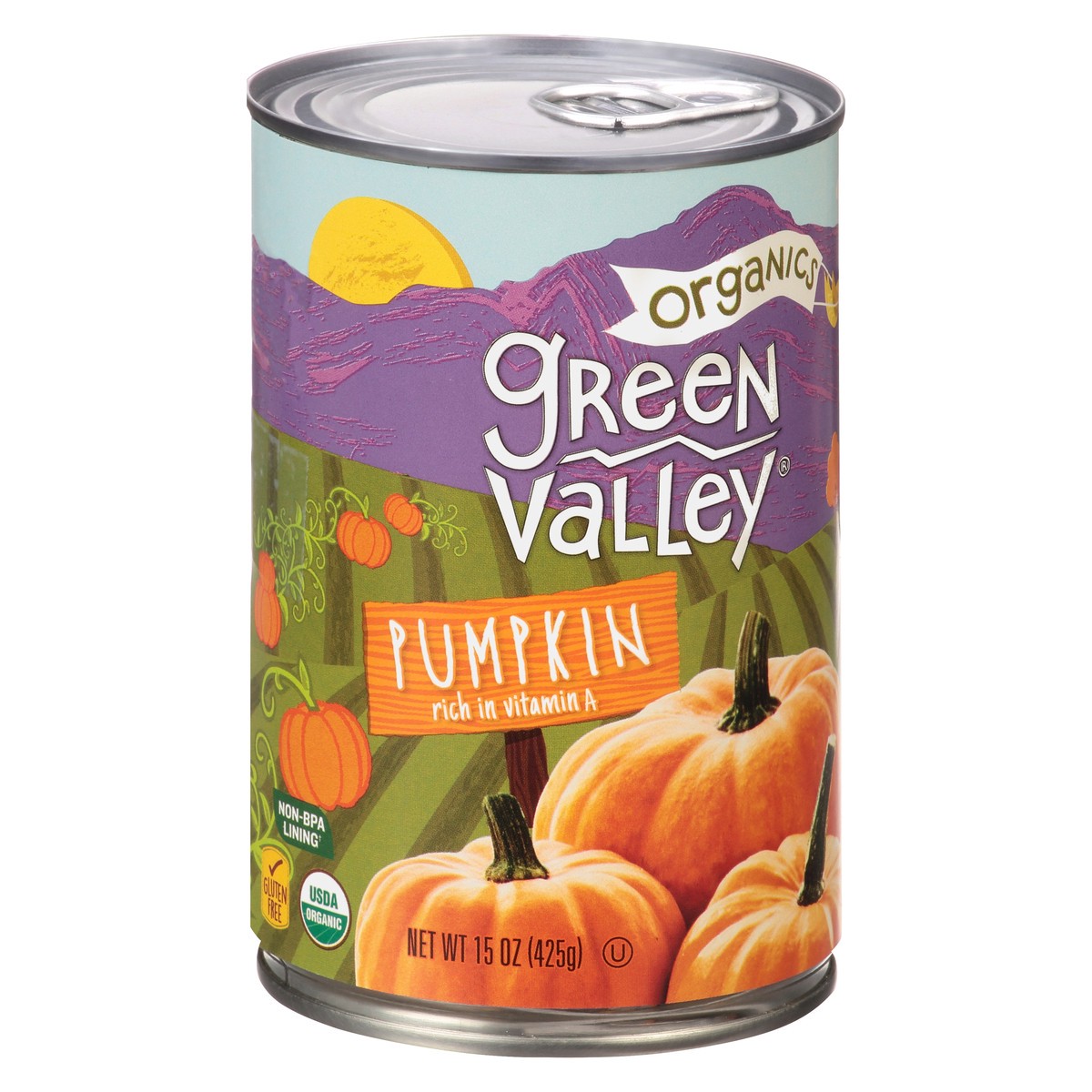 slide 11 of 13, Green Valley Organics Pumpkin, 15 oz