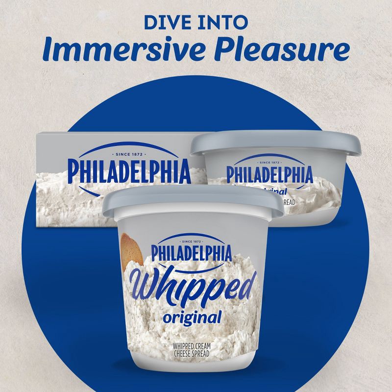 slide 7 of 8, Philadelphia Whipped Cream Cheese Spread - 12oz, 12 oz