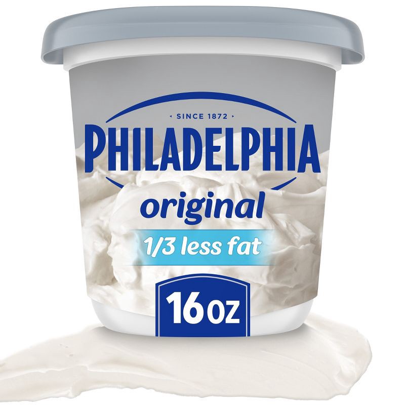 slide 13 of 13, Philadelphia Reduced Fat Cream Cheese Spread - 16oz, 16 oz